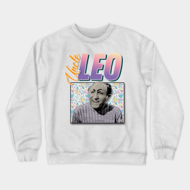 Uncle Leo 90s Style Aesthetic Design Crewneck Sweatshirt by DankFutura